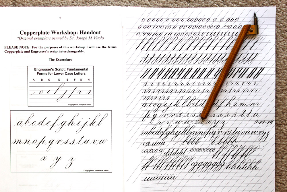 copperplate calligraphy practice sheets