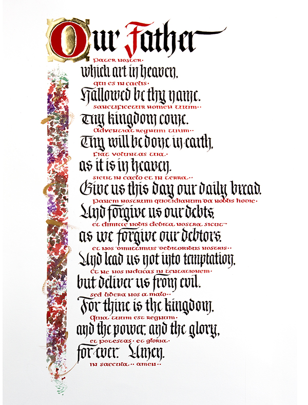 Our Father Prayer Print The Lord S Prayer 5x7 8x10